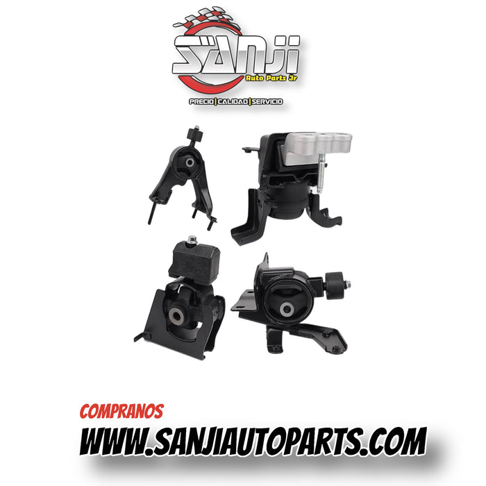 Kit de Soporte motor para (TRANSMISION AUTOMATICA) Corolla 1.8L (2009-2013)  Matrix 1.8L (2009-2013)  Pontiac Vibe (2009-2010) 1.8L